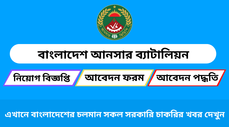 আনসার ব্যাটালিয়ন নিয়োগ ২০২৪ সার্কুলার