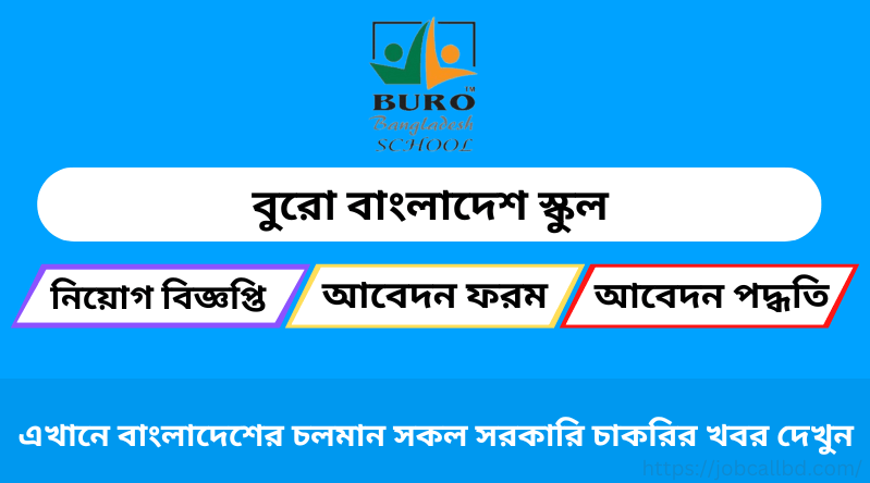 বুরো বাংলাদেশ স্কুল নিয়োগ বিজ্ঞপ্তি ২০২৪